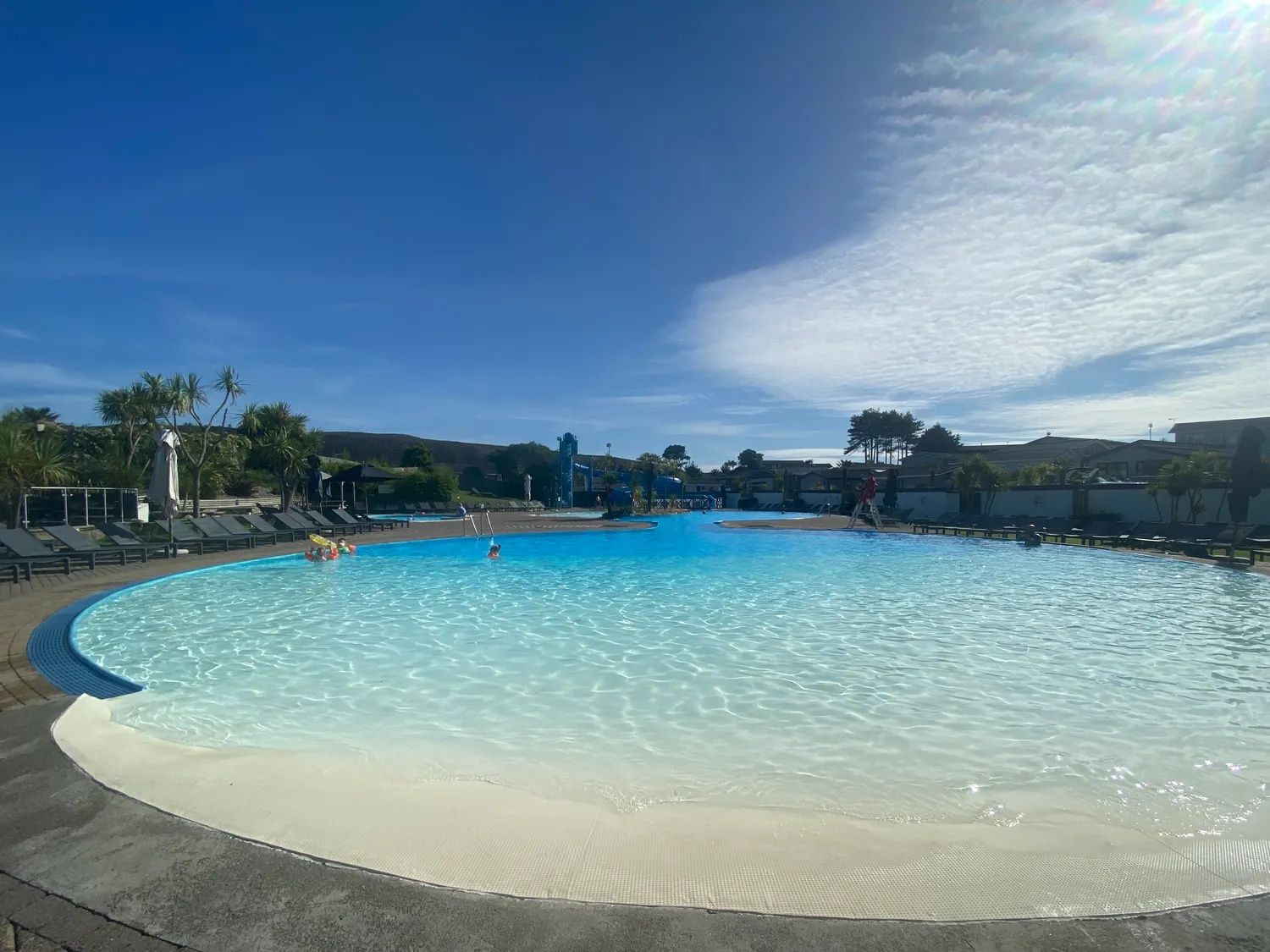 On-site outdoor swimming pool